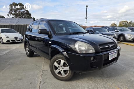 Black 2007 Hyundai Tucson Wagon City