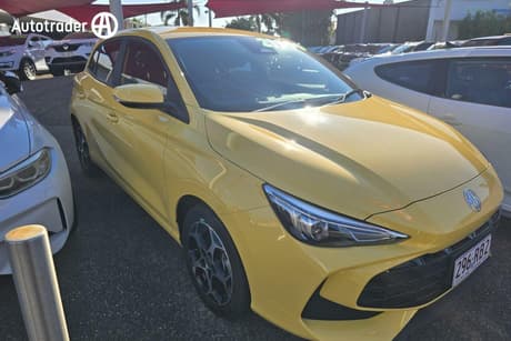 Yellow 2024 MG MG3 Hatchback Excite Hybrid+