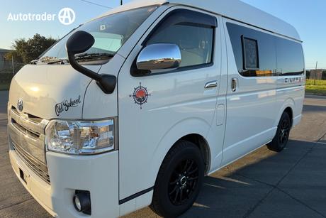White 2015 Toyota HiAce Camper Commercial