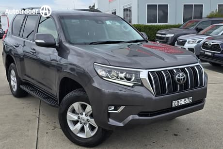 Grey 2018 Toyota Landcruiser Prado Wagon Gxl (4X4)
