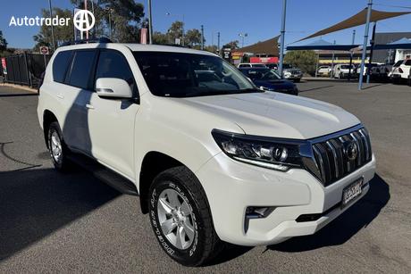 White 2021 Toyota Landcruiser Prado Wagon Gxl Flat Tailgate