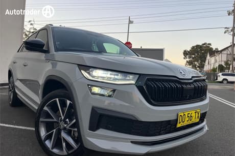 Grey 2023 Skoda Kodiaq Wagon Sportline (4X4) 132Tsi