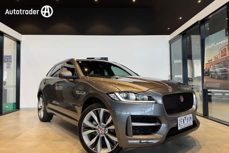 Grey 2017 Jaguar F-Pace Wagon 20D R-Sport
