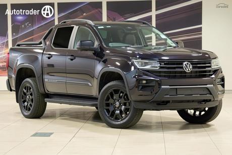 Black 2026 Volkswagen Amarok Dual Cab Utility Dark Label Tdi600 4Motion