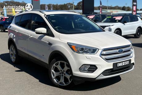White 2017 Ford Escape Wagon Titanium (Awd)