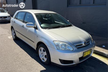 Silver 2006 Toyota Corolla Wagon Ascent