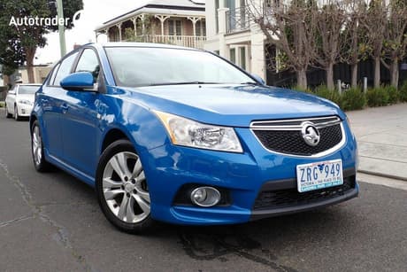Blue 2013 Holden Cruze Hatchback Sri