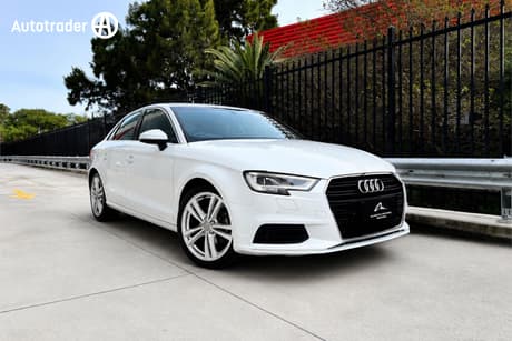 White 2017 Audi A3 Sedan 1.4 Tfsi Cod