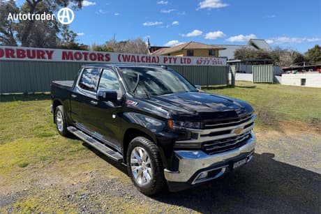 Black 2021 Chevrolet Silverado Crew Cab Utility 1500 Ltz Premium Tech Pack