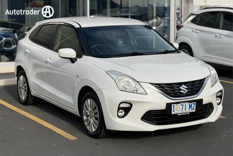 White 2019 Suzuki Baleno Hatchback Gl
