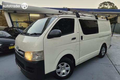 White 2009 Toyota HiAce Van Lwb