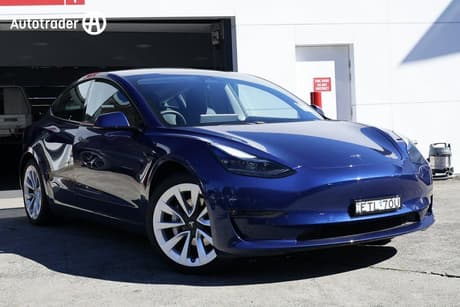 Blue 2022 Tesla Model 3 Sedan Long Range
