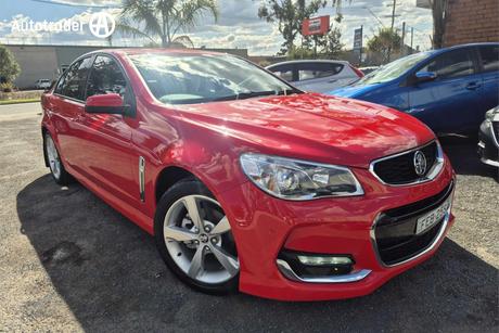 Red 2016 Holden Commodore Sedan Sv6