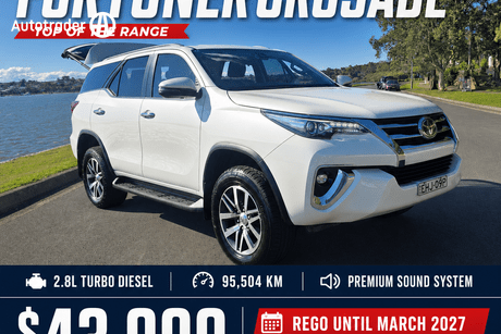 White 2020 Toyota Fortuner Wagon Crusade