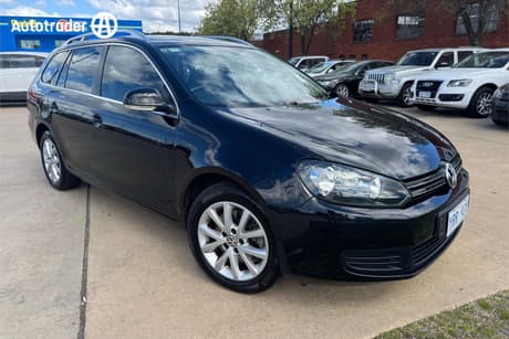 Black 2012 Volkswagen Golf Wagon 118 Tsi Comfortline