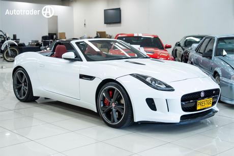 White 2014 Jaguar F-Type Roadster V6 S