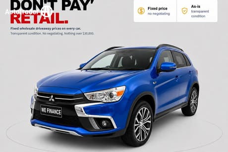 Blue 2017 Mitsubishi ASX Wagon Ls (2Wd)