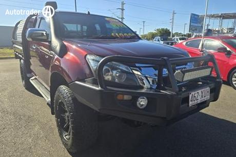 Red 2013 Isuzu D-MAX Space Cab Utility Ls-U Hi-Ride (4X4)