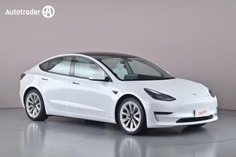 White 2021 Tesla Model 3 Sedan Long Range Awd