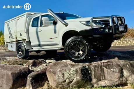 White 2017 Holden Colorado Space Cab Chassis Ls (4X4)