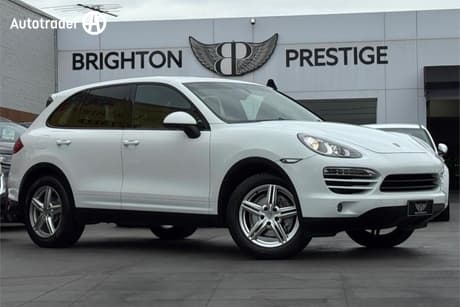 White 2014 Porsche Cayenne Wagon Diesel