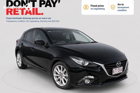 Black 2016 Mazda 3 Hatchback Sp25 Gt