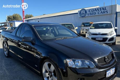 Black 2009 Holden Commodore Utility Ss