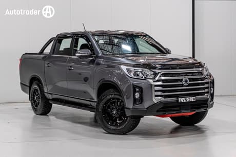 Grey 2022 Ssangyong Musso Crew Cab Pickup Ultimate
