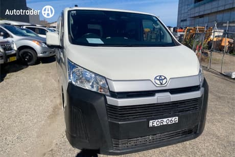 White 2021 Toyota HiAce Van Lwb