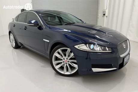 Blue 2014 Jaguar XF Sedan 3.0D S Portfolio