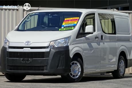 White 2020 Toyota HiAce Van Lwb