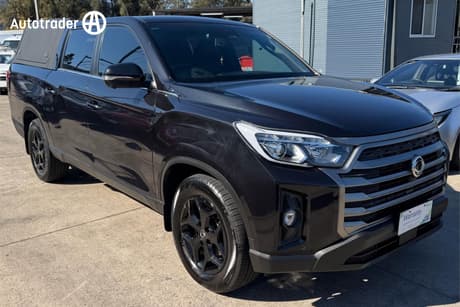 Black 2022 Ssangyong Musso XLV Crew Cab Pickup Ultimate