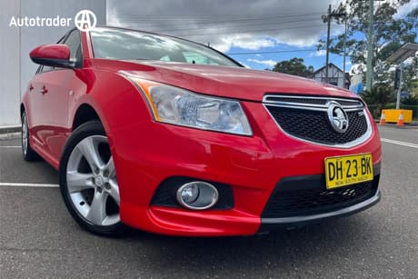 Red 2012 Holden Cruze Sedan Sri V