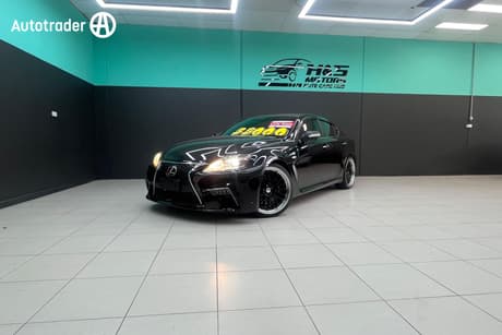 Black 2008 Lexus IS Sedan 5.0 V8 — 311 KW -8-SPEED