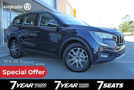 Black 2025 Mahindra XUV700 Wagon Ax7L