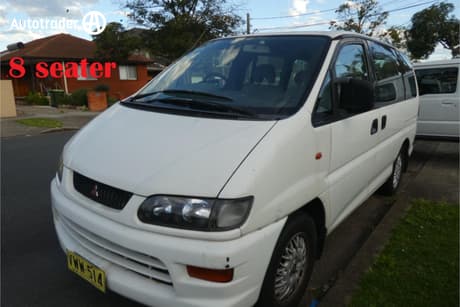 White 1998 Mitsubishi Starwagon Wagon Glx