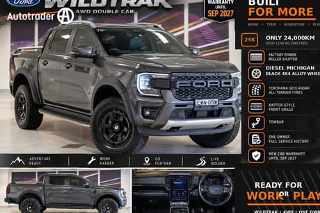 Grey 2022 Ford Ranger Double Cab Pick Up Wildtrak 3.0 (4X4)