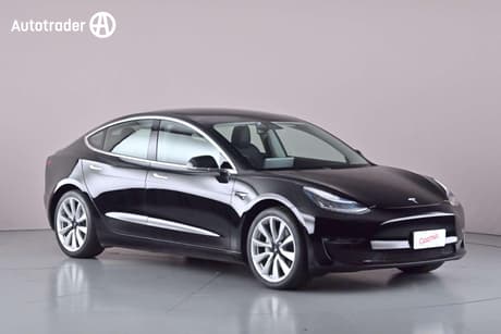 Black 2020 Tesla Model 3 Sedan Long Range Awd