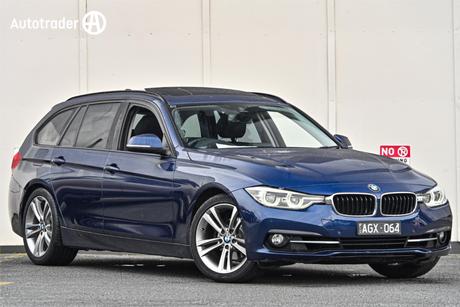 Blue 2015 BMW 320I Wagon Touring Sport Line