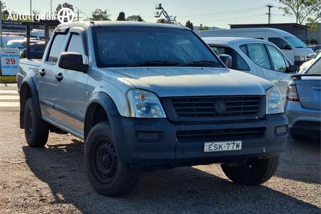 Silver 2003 Holden Rodeo Crew Cab Pickup Lt