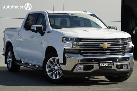 White 2023 Chevrolet Silverado Crew Cab Utility 1500 Ltz Premium Tech Pack
