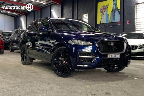 Blue 2020 Jaguar F-Pace Wagon 30T R-Sport Awd (221Kw)
