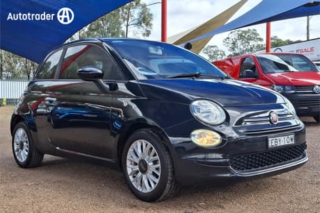 Black 2018 Fiat 500 Hatchback Pop