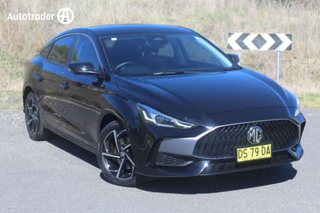 Black 2025 MG MG5 Sedan Essence