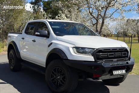White 2019 Ford Ranger Double Cab Pick Up Raptor 2.0 (4X4)