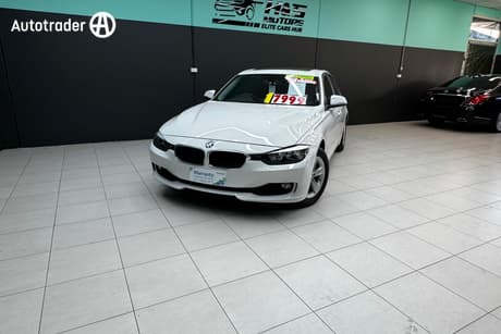 White 2014 BMW 3 Sedan 16I F30 MY14