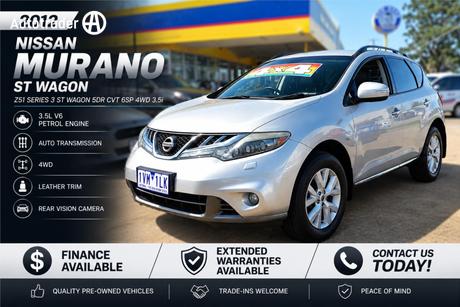 Silver 2012 Nissan Murano Wagon St