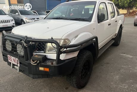 White 2011 Nissan Navara Dual Cab Chassis Rx (4X4)