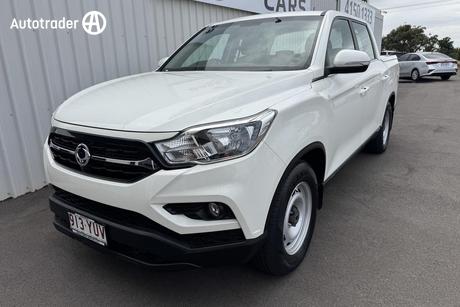 White 2018 Ssangyong Musso Dual Cab Utility Ex