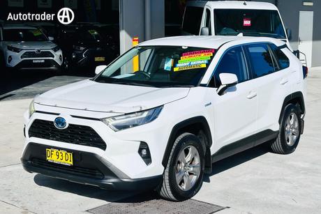 White 2022 Toyota RAV4 Wagon Gx (2Wd) Hybrid